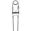 Camelot Gold RCS Crank Snaffle Dressage Bridle - Black