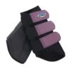 Weatherbeeta Single Lock Brushing Boots - Black/Purple Penant -Saddle Shop 308014 800 800