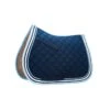 Roma Crescent All Purpose Saddle Pad - Navy/White/Light Blue -Saddle Shop 309838 800 800