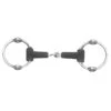 Centaur Jointed Rubber Loop Ring Gag - Stainless Steel 2 Centaur Jointed Rubber Loop Ring Gag - Stainless Steel -Saddle Shop 319566 800 800
