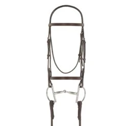 Camelot Plain Raised Bridle - Black