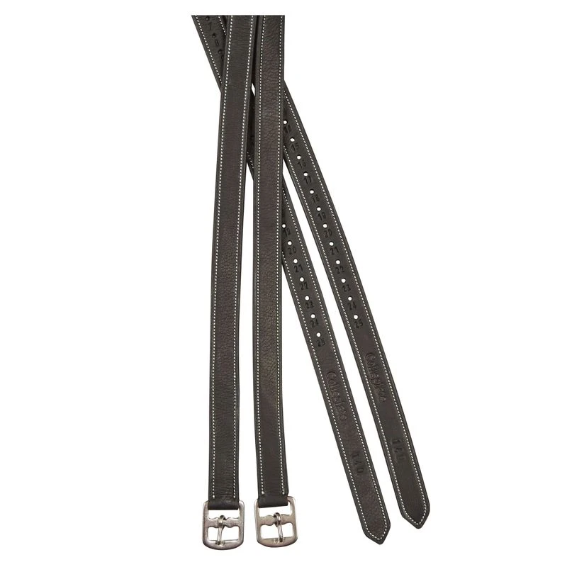 Collegiate Luxe Stirrup Leathers - Black 3 Collegiate Luxe Stirrup Leathers - Black