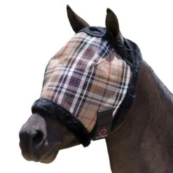 Kensington Pony Fly Mask W/Plush Fleece Trim - Deluxe Black 6 Kensington Pony Fly Mask W/Plush Fleece Trim - Deluxe Black -Saddle Shop 329312 800 800