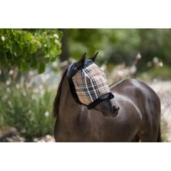 Kensington Pony Fly Mask W/Plush Fleece Trim - Deluxe Black 7 Kensington Pony Fly Mask W/Plush Fleece Trim - Deluxe Black -Saddle Shop 329313 800 800