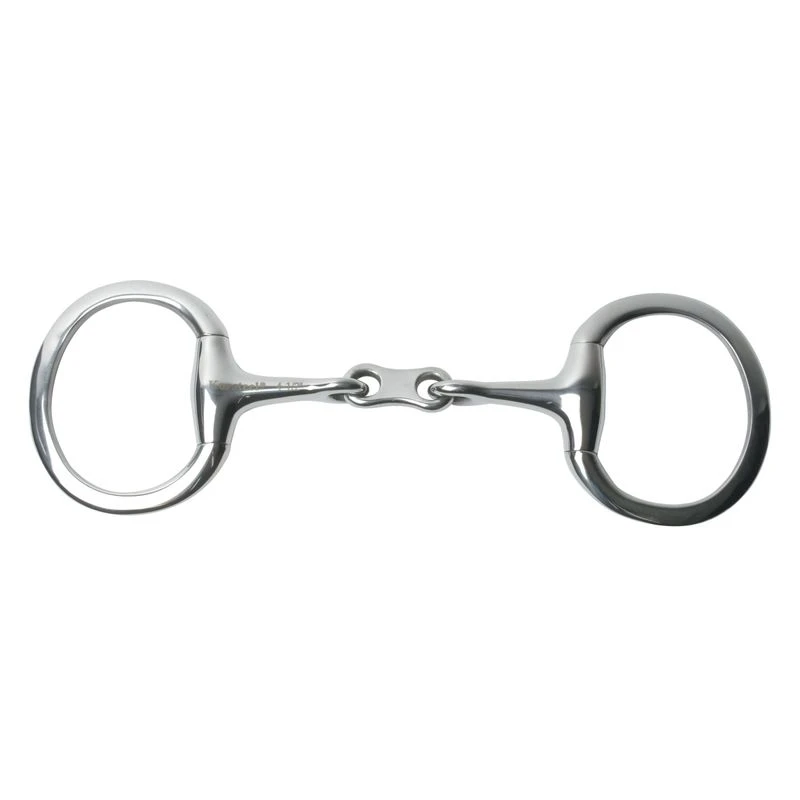 Korsteel Stainless Steel French Link Eggbutt Snaffle Bit 3 Korsteel Stainless Steel French Link Eggbutt Snaffle Bit
