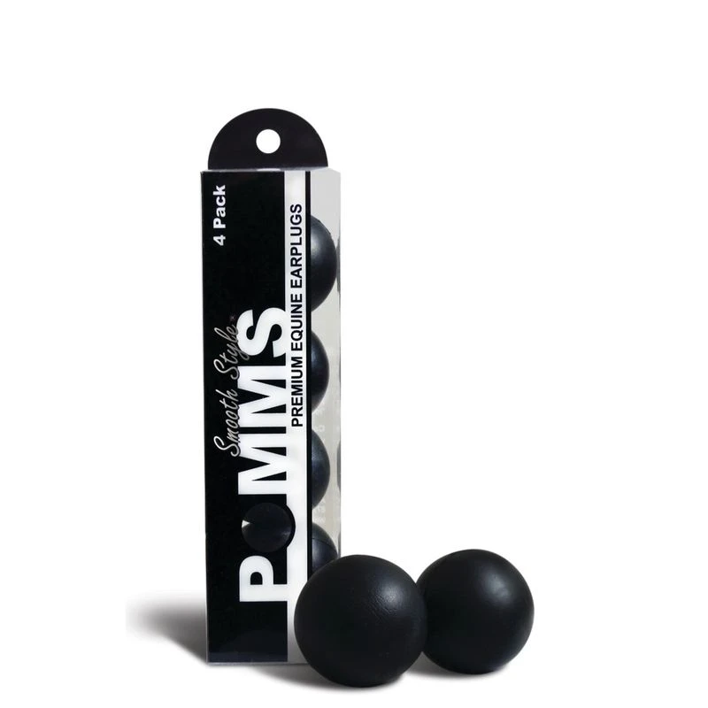 Pomms Premium Smooth Four Pack - Black 4 Pomms Premium Smooth Four Pack - Black - Image 2