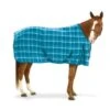 Equi-Essentials EZ-Care Plaid Stable Sheet - Turquoise Plaid 1 Equi-Essentials EZ-Care Plaid Stable Sheet - Turquoise Plaid -Saddle Shop 351295 800 800