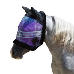 Kensington Mini Fly Mask W/Ears & Fleece Trim - Lavender Mint 5 Kensington Mini Fly Mask W/Ears & Fleece Trim - Lavender Mint -Saddle Shop 358067 800 800