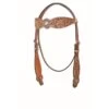 Western Rawhide Country Legend Floral And Basket Browband Headstall - Golden Tan 2 Western Rawhide Country Legend Floral And Basket Browband Headstall - Golden Tan -Saddle Shop 360335 800 800