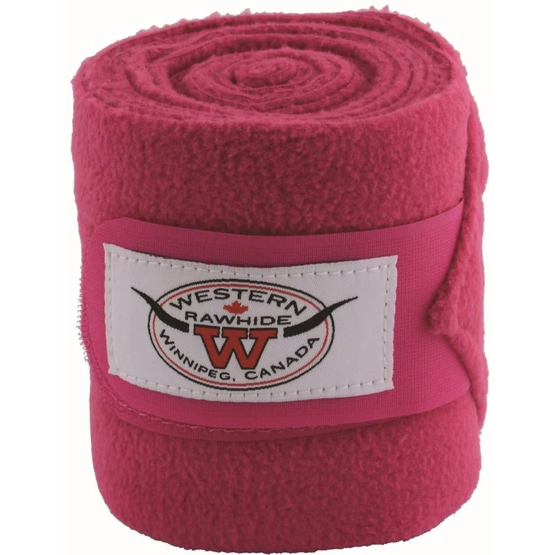 Western Rawhide Anti-Pilling Polo Wraps - Fuchsia 3 Western Rawhide Anti-Pilling Polo Wraps - Fuchsia