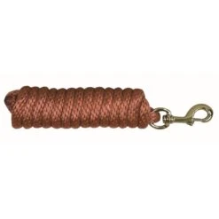 Western Rawhide 10' Poly Lead W/Brass Plated Snap - Copper