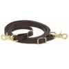 Western Rawhide 5/8" Biothan Roping Reins - Brown