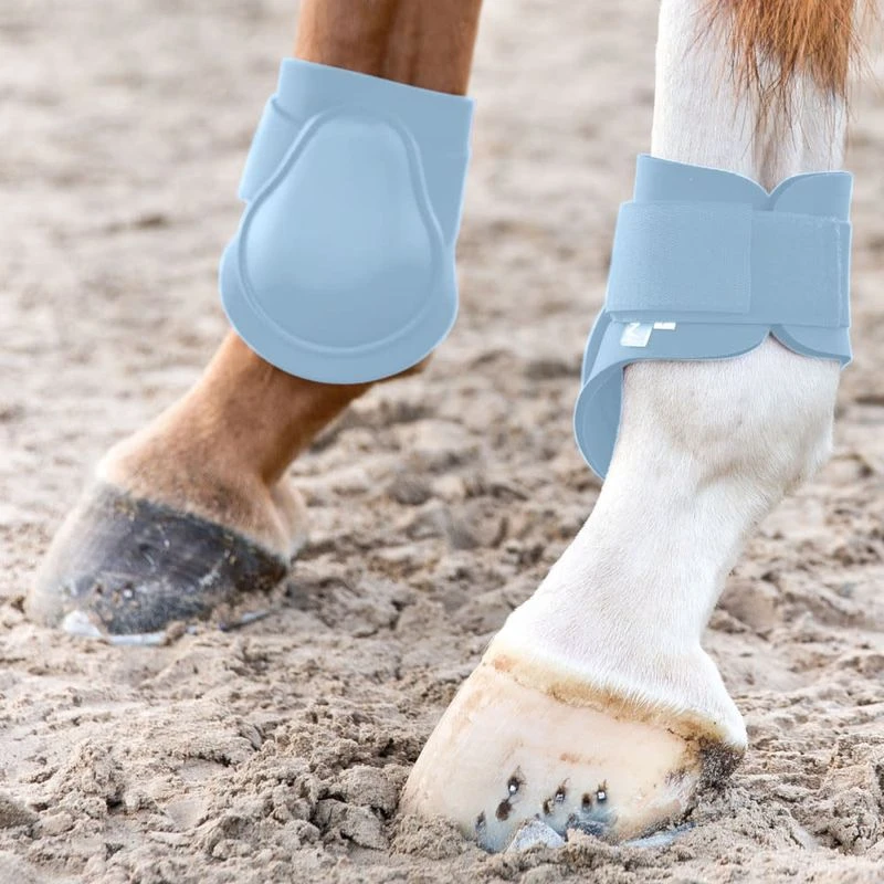 Horze Fetlock Boots - Cashmere Blue 5 Horze Fetlock Boots - Cashmere Blue - Image 3