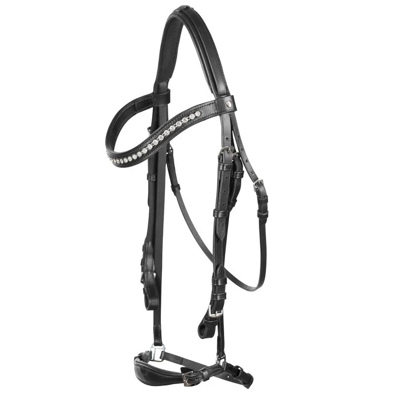 Horze Bergen Leather Remont Bridle - Black 5 Horze Bergen Leather Remont Bridle - Black - Image 3