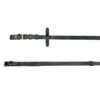 Horze Leather Reins W/Stops - Black -Saddle Shop 386490 800 800