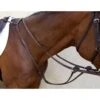 Nunn Finer Bellissimo Hunting Breastplate With Elastic - Havana -Saddle Shop 401876 800 800