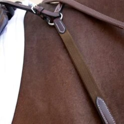 Nunn Finer Bellissimo Hunting Breastplate With Elastic - Havana -Saddle Shop 401878 800 800