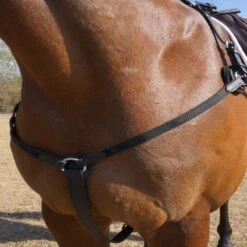 Nunn Finer 5-Way Hunting Breastplate With Elastic - Havana/Zinc -Saddle Shop 402814 800 800