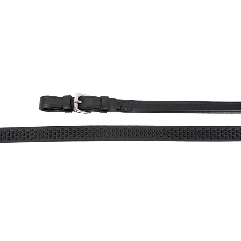 Nunn Finer Soft Grip Reins - Black/Zinc 3 Nunn Finer Soft Grip Reins - Black/Zinc
