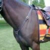 Nunn Finer Hunting Breastplate - Black/Brass -Saddle Shop 403786 800 800