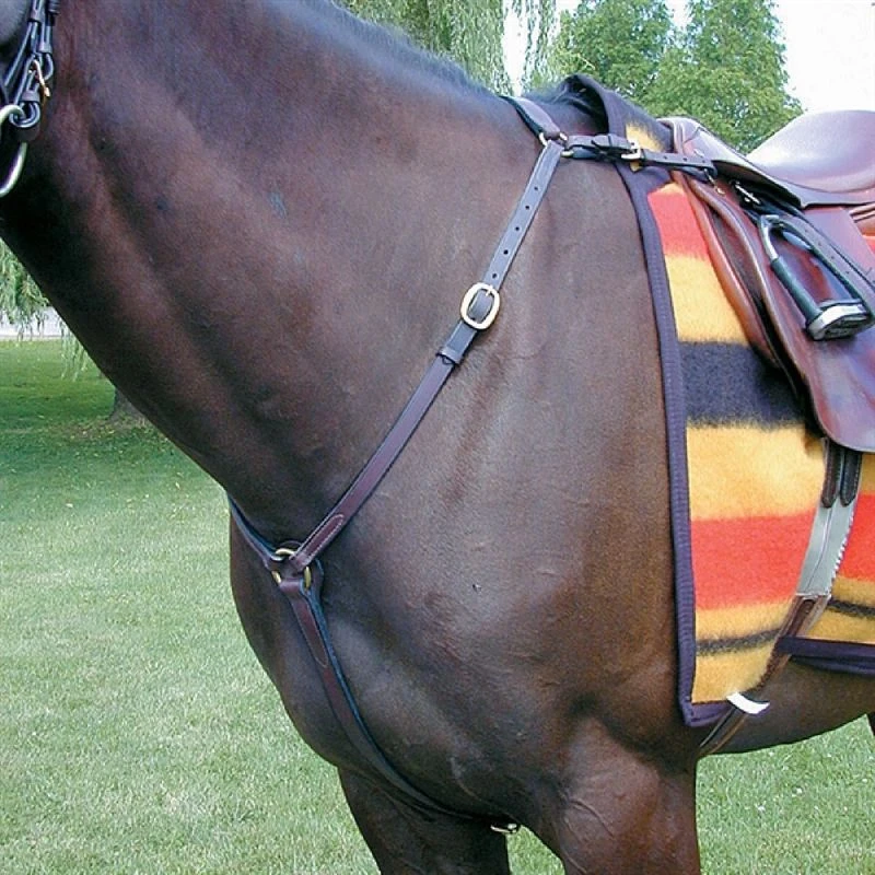 Nunn Finer Hunting Breastplate - Black/Brass 3 Nunn Finer Hunting Breastplate - Black/Brass