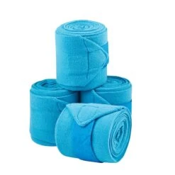 Saxon Coordinate Fleece Bandages 4 Pack - Blue