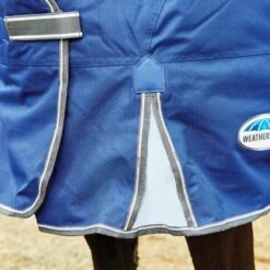 Weatherbeeta Comfitec Premier Free II Standard Neck Lite - Dark Blue/Grey/White -Saddle Shop 413582 800 800