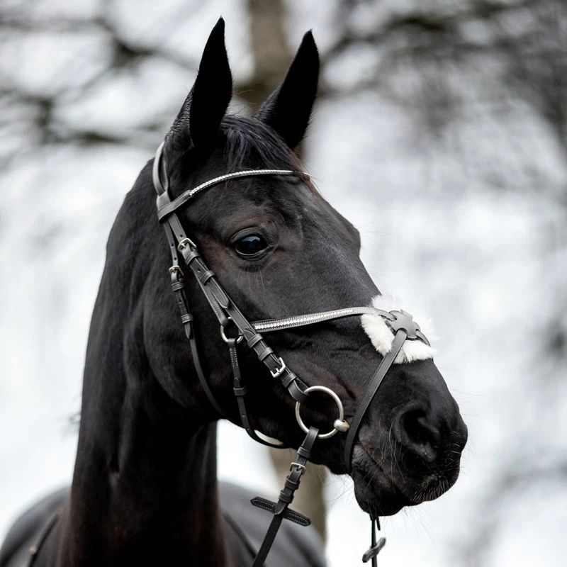 Horze Valencia Figure 8 Bridle - Black 3 Horze Valencia Figure 8 Bridle - Black
