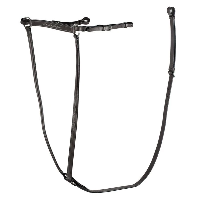 Horze Harrison Breastplate - Dark Brown 3 Horze Harrison Breastplate - Dark Brown