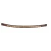 Harmohn Kraft Brass Clincher Browband - Oakbark 2 Harmohn Kraft Brass Clincher Browband - Oakbark -Saddle Shop 422716 800 800