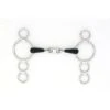 Centaur French Link 3-Ring Gag - Stainless Steel -Saddle Shop 430675 800 800