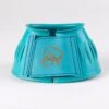 Ovation Professional Ribbed Hook And Loop Bell Boot - Teal 2 Ovation Professional Ribbed Hook And Loop Bell Boot - Teal -Saddle Shop 431994 800 800
