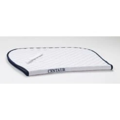 Centaur Imperial Quilted Close Contact Saddle Pad - White/Navy