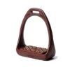 Compositi Reflex 3D Wide Track Stirrups - Brown Stirrup/Brown Pad -Saddle Shop 434763 800 800