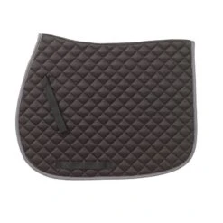 Centaur Imperial Quilted Close Contact Saddle Pad - Black/Grey