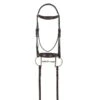 Ovation ATS Fancy Sitich Square Raised Taper Nose Bridle - Dark Brown -Saddle Shop 435978 800 800