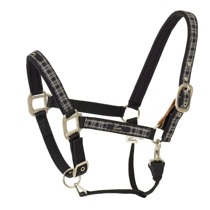 Pessoa Pessoa Alpine Padded Halter - Clay/Amethyst Plaid 4 Pessoa Pessoa Alpine Padded Halter - Clay/Amethyst Plaid - Image 2