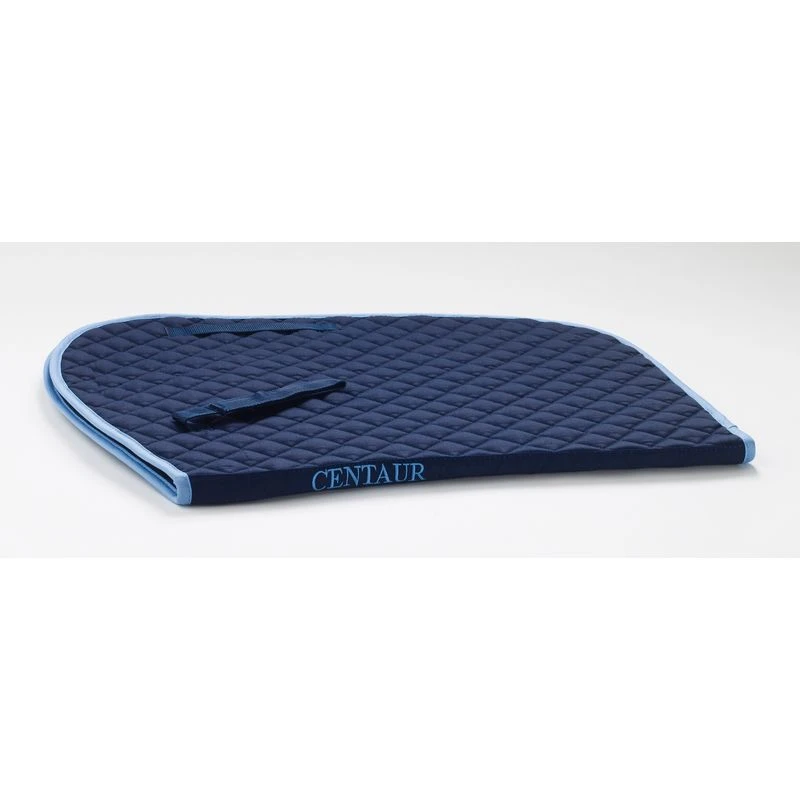 Centaur Imperial Quilted Close Contact Saddle Pad - Navy/Lt Blue 4 Centaur Imperial Quilted Close Contact Saddle Pad - Navy/Lt Blue - Image 2