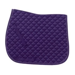 Ovation Coolmax Piped Dressage Pad - Purple/Grey
