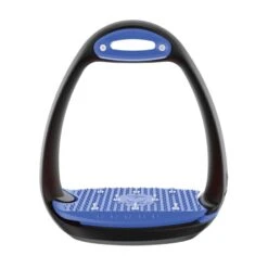 Compositi EOLE PRO Stirrups W/Spikes - Black/Royal Blue