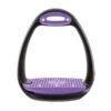 Compositi EOLE PRO Stirrups W/Spikes - Black/Purple -Saddle Shop 438620 800 800