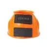 Centaur PVC Ribbed Double Hook And Loop Bell Boots - Orange -Saddle Shop 439495 800 800
