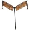 Western Rawhide Country Legend Bead Inlay Breastcollar - Tan Fringe -Saddle Shop 442166 800 800