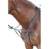 Kincade Elastic Event/Hunt Breastplate - Black -Saddle Shop 442408 800 800