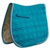 Roma Ecole Star Quilt Close Contact Saddle Pad - Teal/White/Lavender -Saddle Shop 442963 800 800
