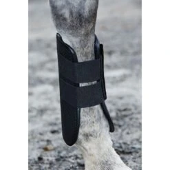 Weatherbeeta Lite Open Front Boots - Black -Saddle Shop 442982 800 800