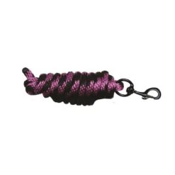 Western Rawhide Signature Fashion Lead Rope - Black/Purple