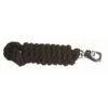 Western Rawhide 3/4" Cotton Lead Rope W/Bull Snap - Black -Saddle Shop 443896 800 800