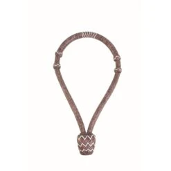 Western Rawhide Jim Taylor 5/8" Rawhide Bosal - Burgundy