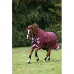 Rambo Wug Turnout 50g - Burgundy/Burgundy/Dusty Blue/Navy -Saddle Shop 444898 800 800